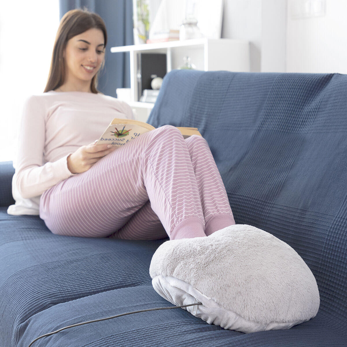 WarmFeet Pro - Calentador de Pies Eléctrico Premium Calefacción Instantánea | USB Portátil | Diseño 2 en 1